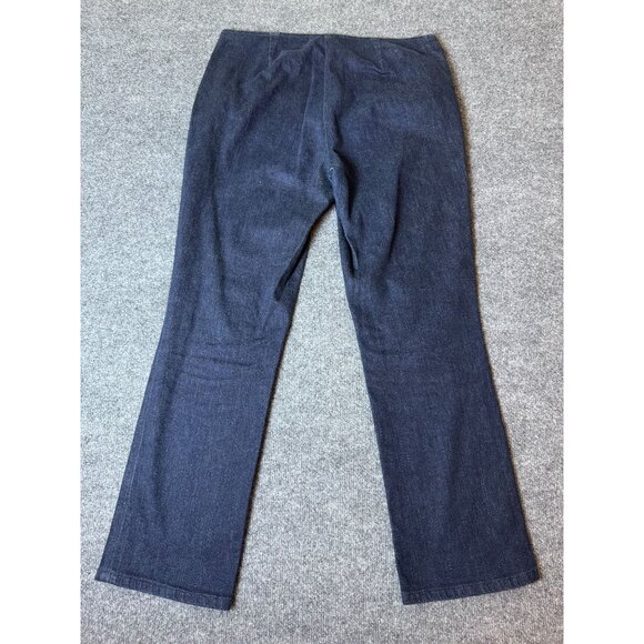 Ralph Lauren Jeans Co. Jeans Womens 10 Straight Side-Zip Dark Wash Denim Classic - Picture 4 of 10